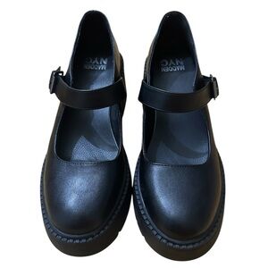 Madden NYC Black Platform Mary Janes